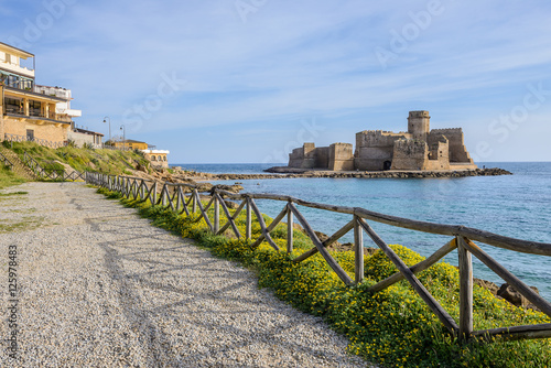 Castle of Le Castella at Capo Rizzuto, Calabria (Italy)