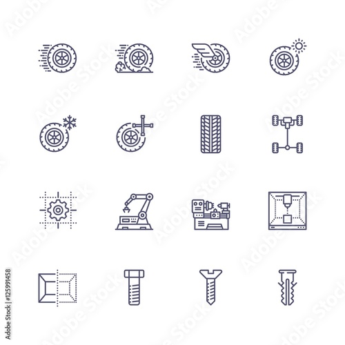 Mechanics icons