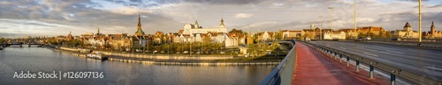 panorama of Old Town in Szczecin (Stettin) City