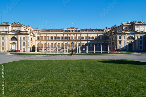 Villa Reale Monza vista frontale, Lombardia, Italia