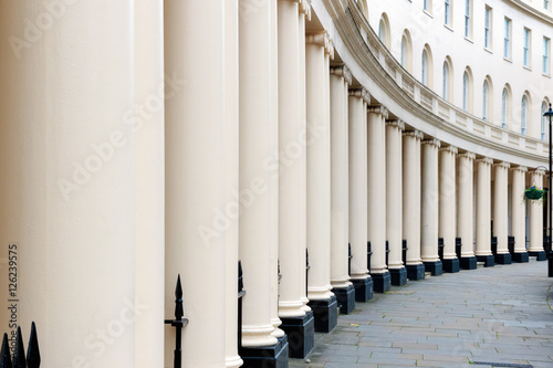 Terrace houses at Park Crescent, London