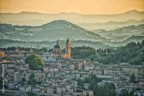 Urbino in Marken Italy