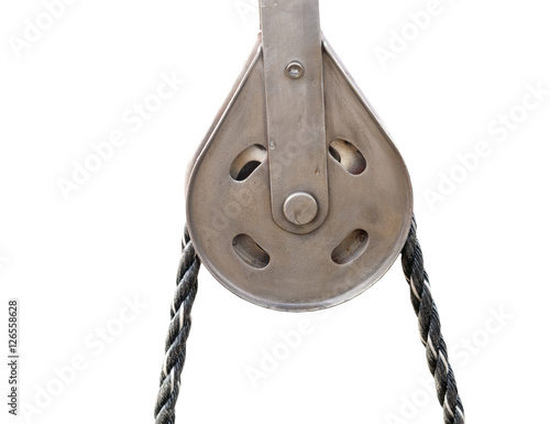 big Pulley on white