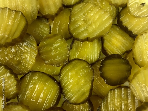 Dill pickle slices