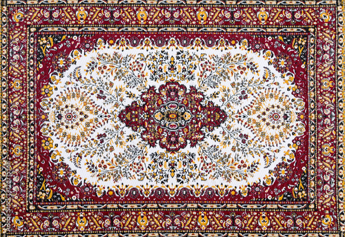 Texture or pattern of Persain carpet.