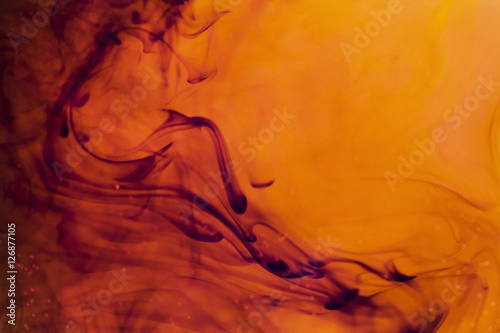 Abstract composition with ink Beautiful background, texture and colors
