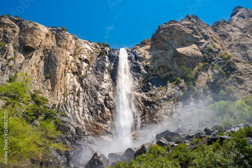 Iconic Bridalveil Falls in the Yosemite Valley - Yosemite Nation