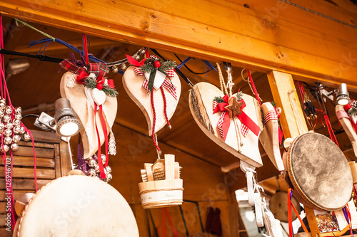 Christmas market in Italy.