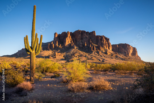 Superstition Mountains in Arizona