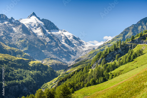 Großglockner, the highest mountain of Austria, Carinthia,