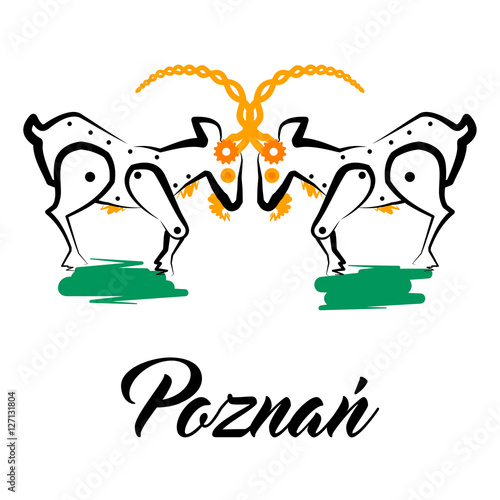 Poznań - logo - Koziołki poznańskie