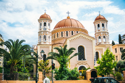 Orthodox Metropolitan Church. Cathedral of St. Gregory Palamas in Thessaloniki.