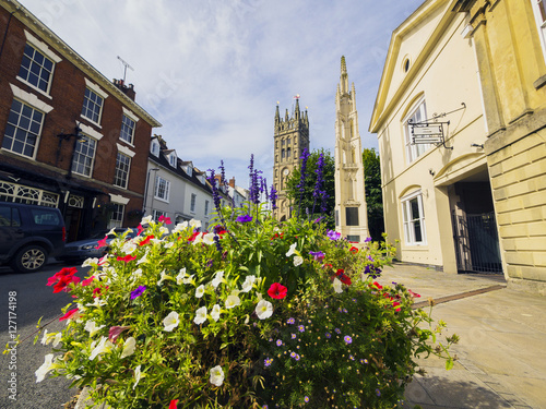 warwick town centre warwickshire uk