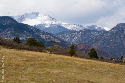 Pikes Peak from Red Rocks Canyon