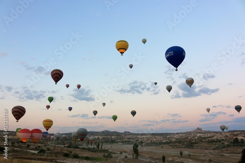 Waking up on launch site of Hot Air Balloons in Cappadocia