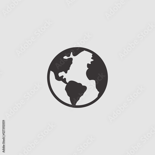 globe icon illustration