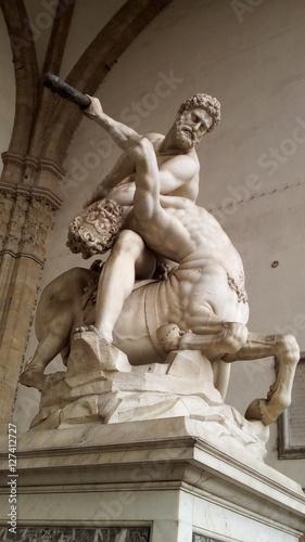 Hercules with centaur