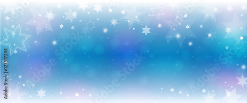 Winter Background with stars