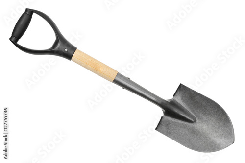 Small shovel isolated on white