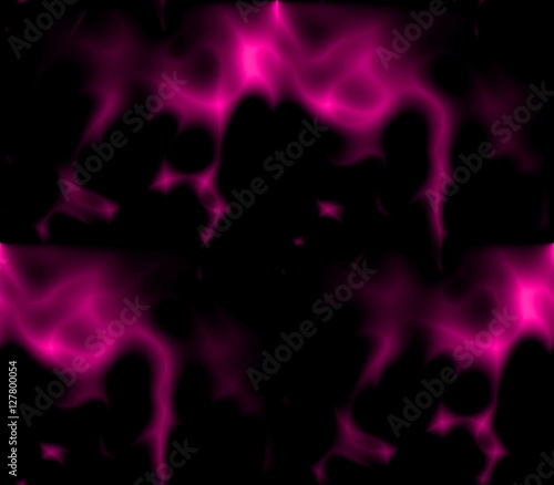 pink, light and dark lines intertwined in knots, circles on a pink background