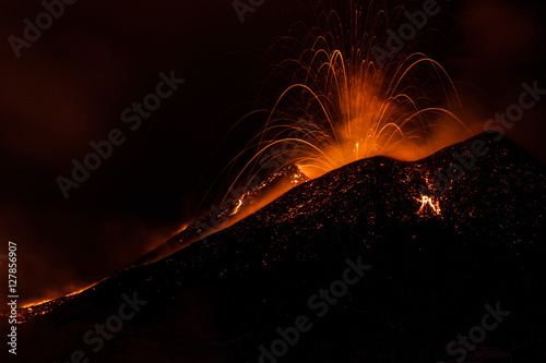 Etna eruption - Catania, Sicily