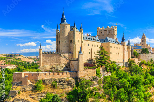 Segovia, Spain. The Alcazar of Segovia. Castilla y Leon.