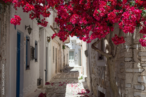 Gasse auf Samos, Griechenland