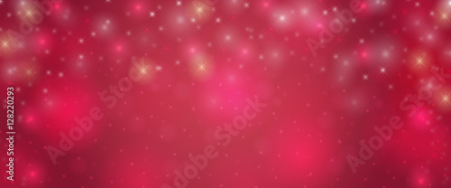 red background with stars