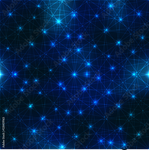 Space blue pattern