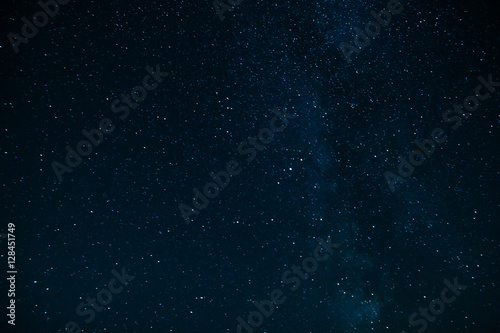 The sky with stars and Milky Way
