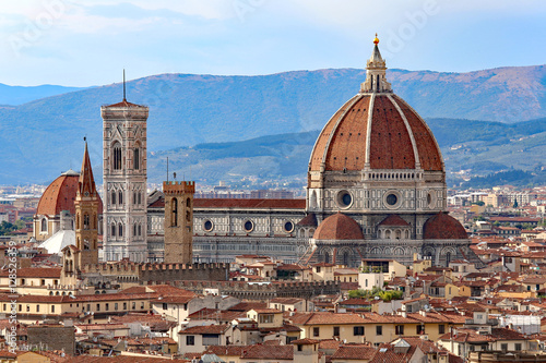 city of FLORENCE with the great dome of the Cathedral