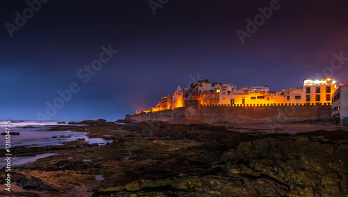 Essaouira castle at night