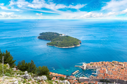 Lokrum island in Dubrovnik