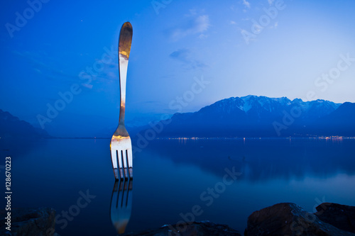 the fork vevey lake geneva by night swiss riviera 