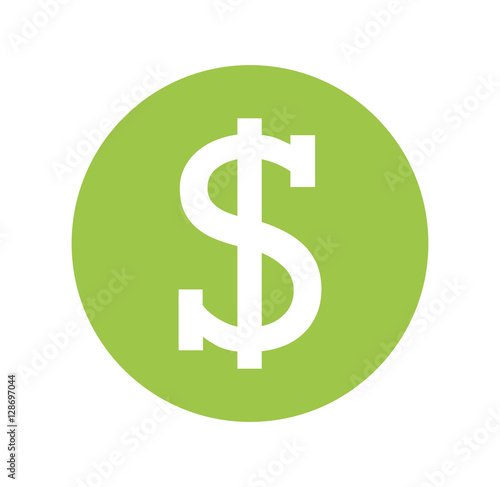 money symbol isolated icon vector illustration design