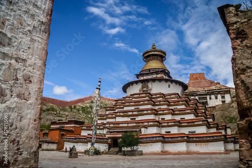 Buddhist Kumbum chorten in Gyantse