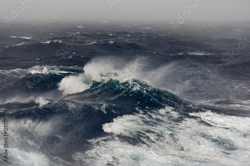 ocean wave in the indian ocean during storm