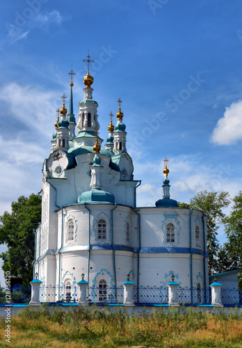 Yeniseysk - town in Krasnoyarsk Krai, Russia with Monastery of 