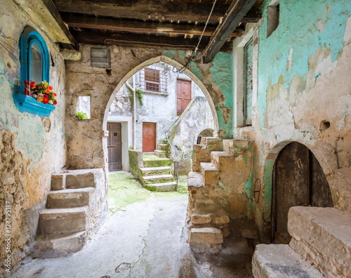 Scenic sight in Vico Garganico, Foggia Province, Puglia (Italy)