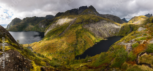 Hiking on Moskenesoya, Lofoten, Norway