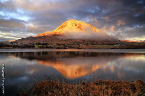 Sunset at Mount Errigal, County Donegal, Ireland