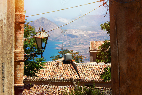 Landscape of the Erice, Sicily, Italy