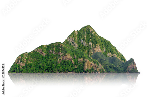 Mountain isolated