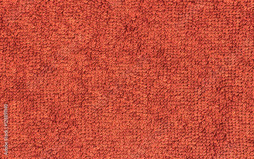 terrycloth red, closeup fabric texture background