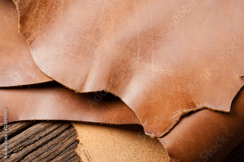 brown leather