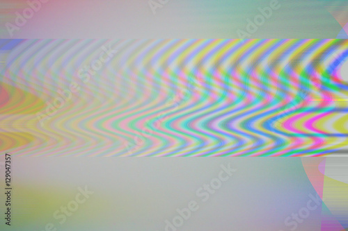 LED Screen glitch, Digital glitch error. Colorful background.