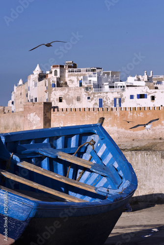 View of the Moroccan city of Essaouira