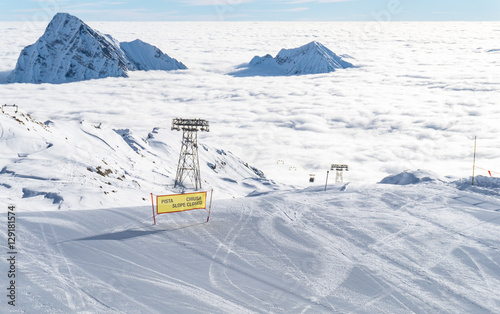 ski slope closed