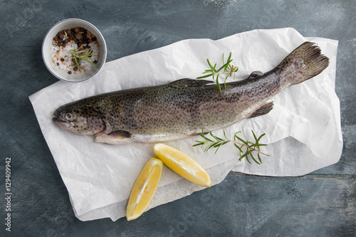 Delicious fresh fish (trout)