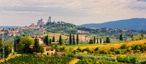 San Gimignano Stadt Toskana